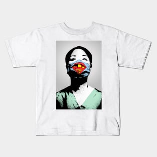 Banksy Nurse Superhero Kids T-Shirt